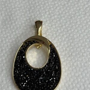 RMN Elegant Black and Gold colored Pendant slide